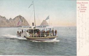 California Catalina Island Glass Bottom Boat At Avalon
