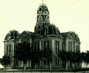 Parker County Court House Weatherford Texas TX UNP Postcard CT Photo Finish