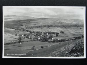 Yorkshire KETTLEWELL from Moor End - Old RP Postcard by Walter Scott