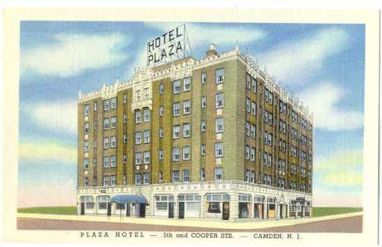 Plaza Hotel, 5th and Cooper Sts. Camden, New Jersey, NJ, Linen