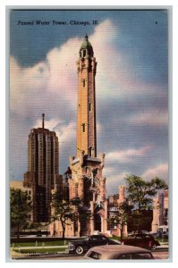 Postcard IL Famed Water Tower Chicago Illinois Vintage Standard View Card