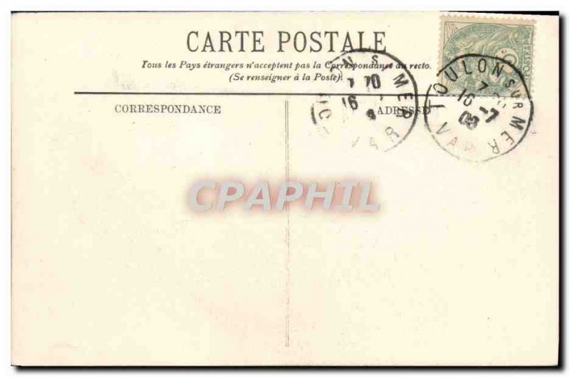 Old Postcard A Sunset Boat