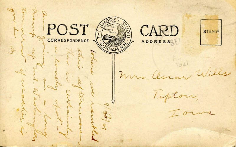 NH - Randolph. Mossy Glen *RPPC  (Shorey Studio)