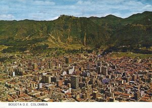 VINTAGE CONTINENTAL SIZE POSTCARD CENTRAL SECTOR CITY OF BOGOTA COLOMBIA