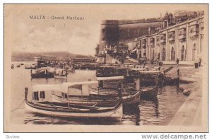 Malta , Grand Harbour, PU-1925