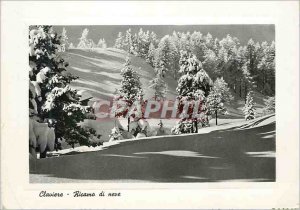 Postcard Modern Claviere Ricamo di Neve