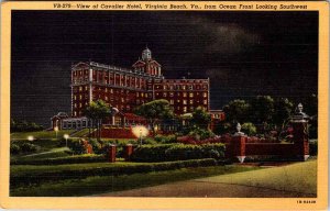 Postcard HOTEL SCENE Virginia Beach Virginia VA AL7261