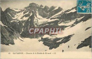 Old Postcard Gavarnie path Breche de Roland