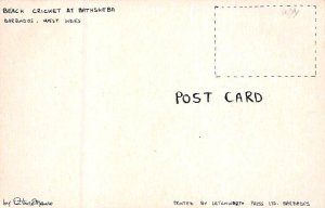 Beach Cricket Bathsheba Barbados West Indies Unused 