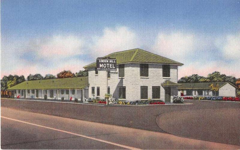 Victoria Texas Linden Hill Motel Antique Postcard J52571