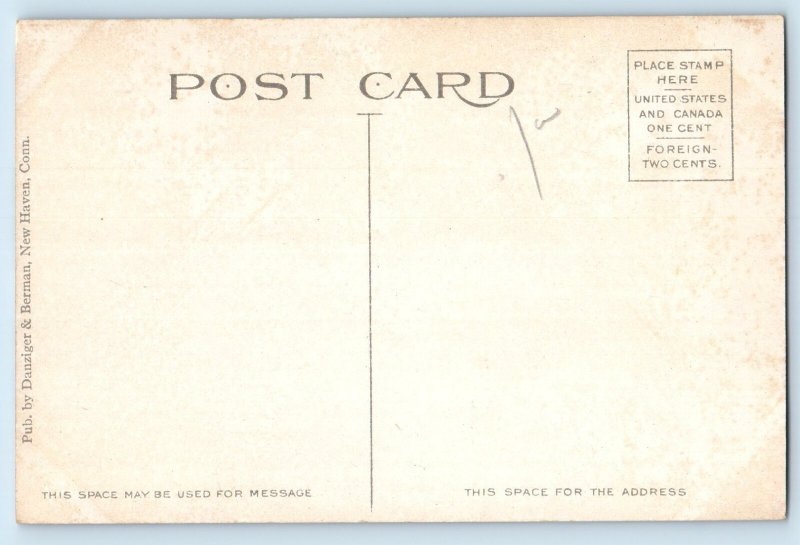 c1910 Watch Hill Rhode Island Vintage Postcard At The Beach Exterior View Field