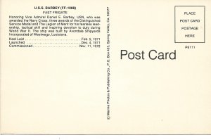 US Navy Ship - U.S.S. Barbey [FF-1088]