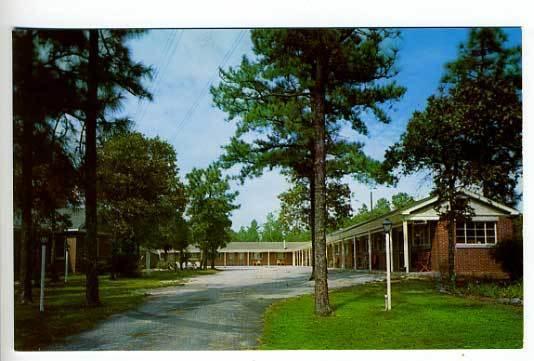 West Columbia SC Travelers Motel Postcard