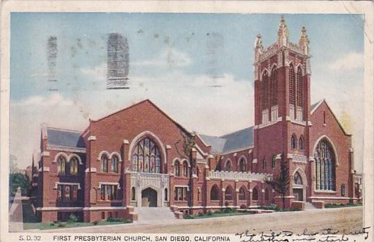 First Presbyterian Church San Diego California 1930