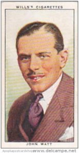 Wills Cigarette Card Radio Celebrities No 1 John Watt