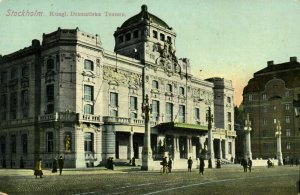 sweden, STOCKHOLM, Kungl. Dramatiska Theatern, Theatre (1910s) Postcard