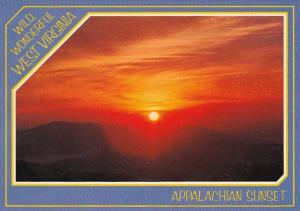 West Virginia Beautiful Appalachian Mountain Sunset