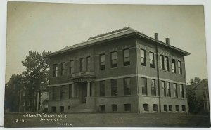 Willamette University RPPC Salem Oregon College of Medicine c1910 Postcard I3