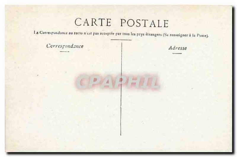 Old Postcard Paris Arc de Triomphe