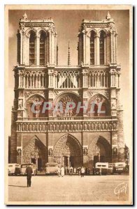 Old Postcard Paris and its wonders Cathedrale Notre Dame