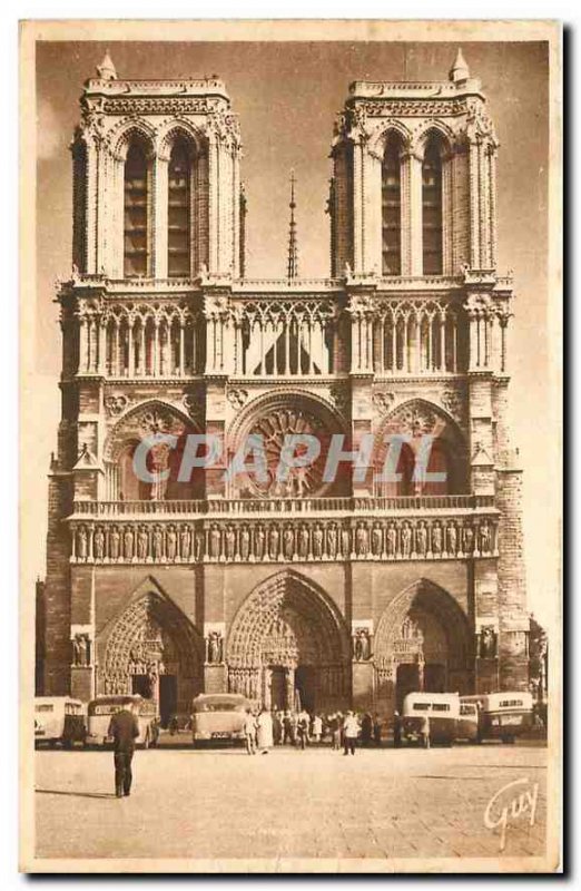 Old Postcard Paris and its wonders Cathedrale Notre Dame