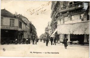 CPA PÉRIGUEUX-La Rue Gambetta (232642)