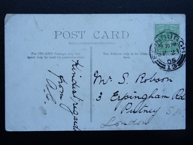 Scotland EDINBURGH Royal Review 18th Sept c1905 Postcard