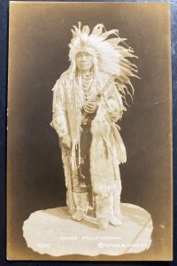 Mint Real Picture Postcard Native American Indian Chief Multnomah