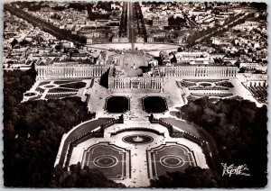 Versailles (Seine Et-Oise) Vue Aerienne Ensemble Du Pal Real Photo RPPC Postcard