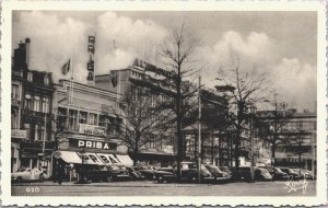Belgium Verviers Place Verte Vintage Postcard 04.35