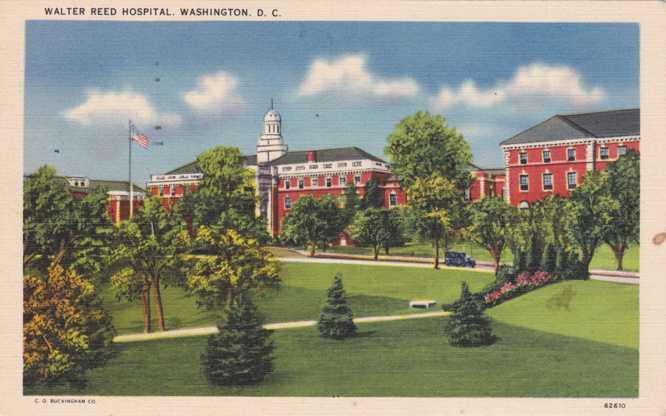 Walter Reed Hospital, Washington, DC - pm 1938 - Linen