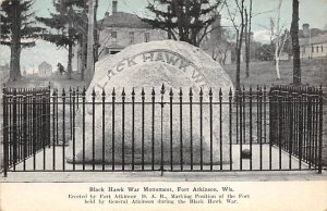 Black Hawk War Monument - Fort Atkinson , Wisconsin WI  