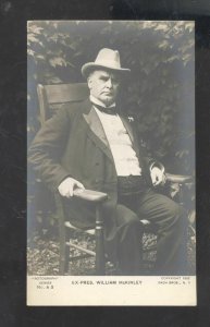 RPPC U.S. PRESIDENT WILLIAM MCKINLEY ASSASSINATED REAL PHOTO POSTCARD 1902