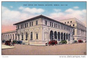 Post Office , MOBILE , Alabama , 30-40s