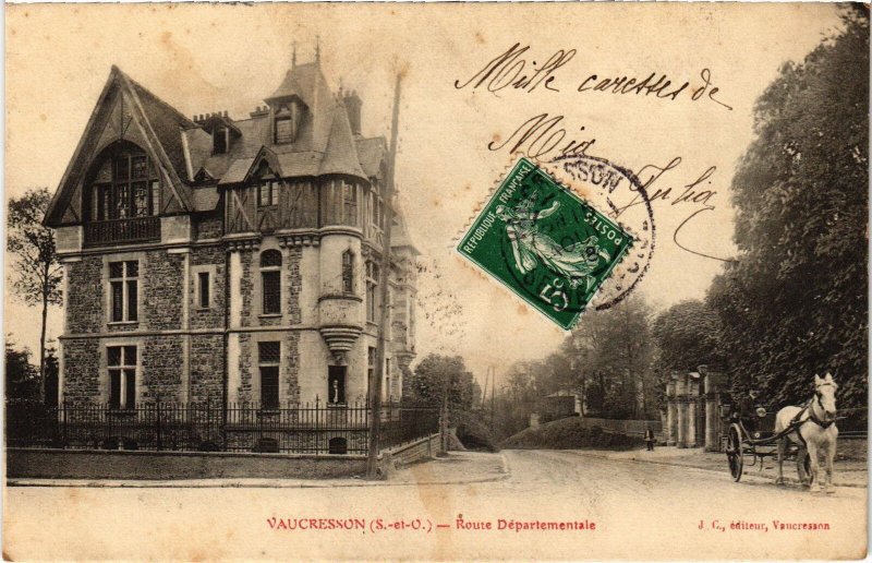 CPA Vaucresson Route Departementale (1315158)