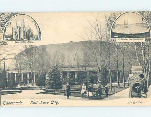 Pre-1907 VERY EARLY VIEW OF THE TABERNACLE Salt Lake City Utah UT G2645