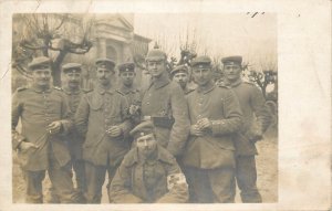 German army military infantry soldiers sanitery officer souvenir photo ww1