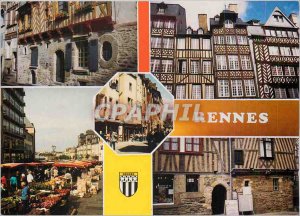 Modern Postcard Rennes Ille et Vilaine various Views