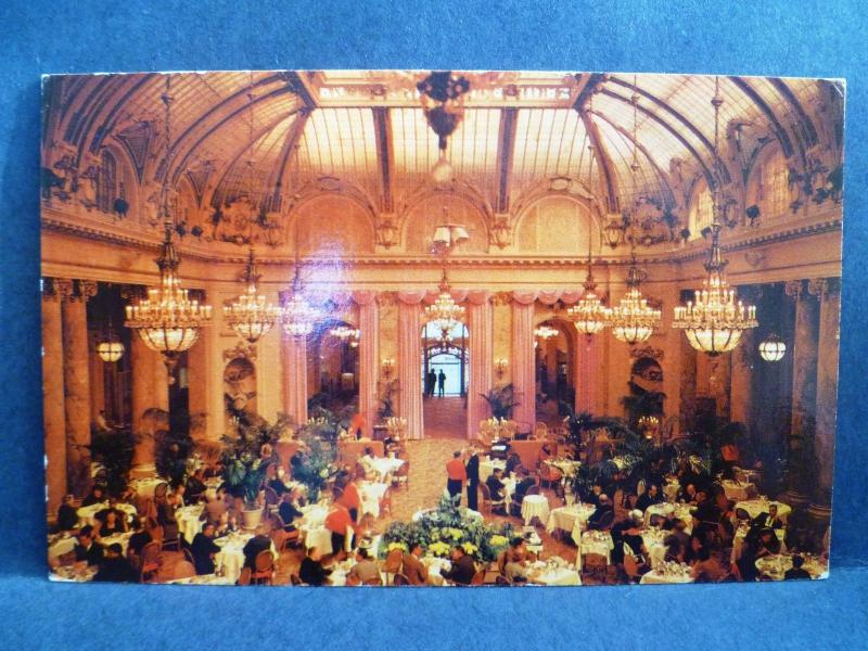 Postcard CA San Francisco Sheraton Place Hotel Interior Garden court