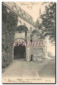 CARTE Postal Dreux Old Gate of the old Chateau