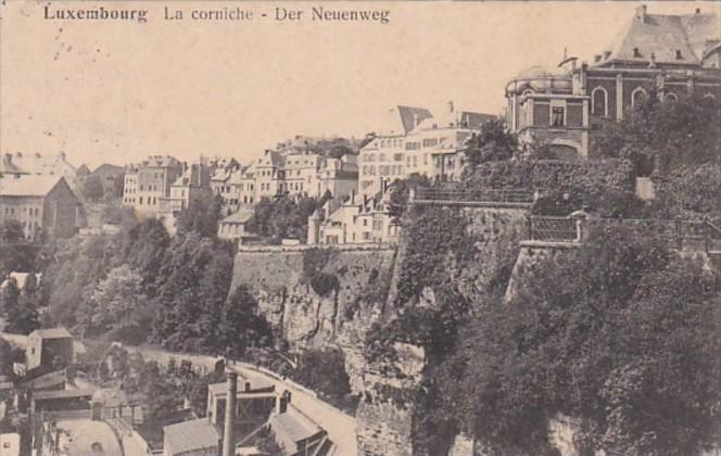 Luxembourg La Corniche Der Neuenweg 1912