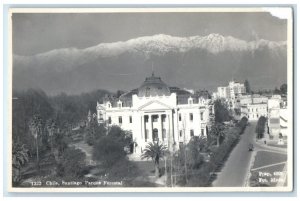 c1930's Aerial View Forest Park Santiago Chile Vintage RPPC Photo Postcard