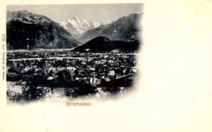 Interlaken, Switzerland - A view of the City - c1905