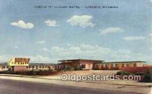 Circle S Luxury Motel, Laramie, WY, USA Motel Hotel Unused light crease lef...