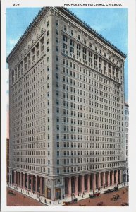 Peoples Gas Building Chicago Illinois Vintage Postcard C091