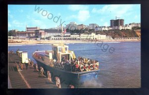 f2232 - British Ferry - Bournemouth Belle arrives at the Pier - postcard
