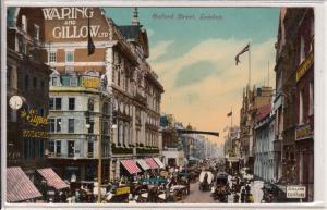 ENGLAND LONDON OXFORD STREET VERY ANIMATED SALON DE COIFFURE SHOPS VINTAGE PC