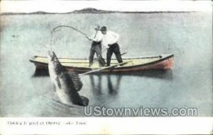 Fishing at Lake Okoboji - Iowa IA  