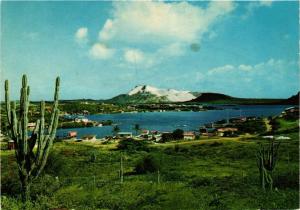CPM AK Willemstad. Spanish Water with Tafelberg. CURACAO (629718)