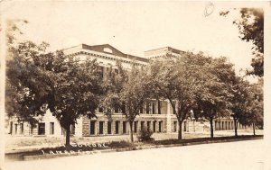 G47/ Lamar Colorado Real Photo RPPC Postcard c1940s High School Building